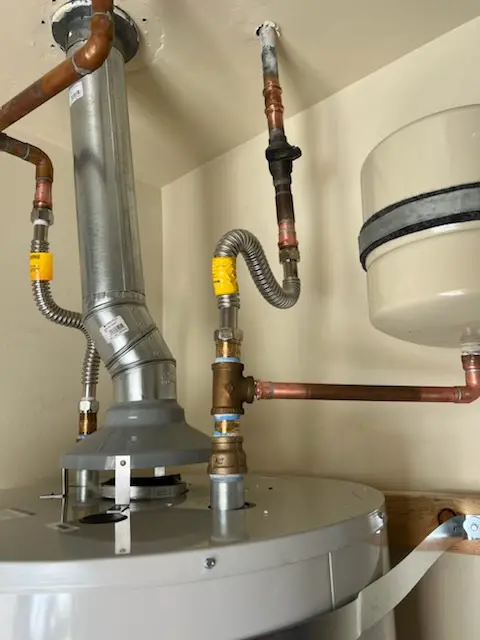 Water heater installation and plumbing repair in Briarwyck