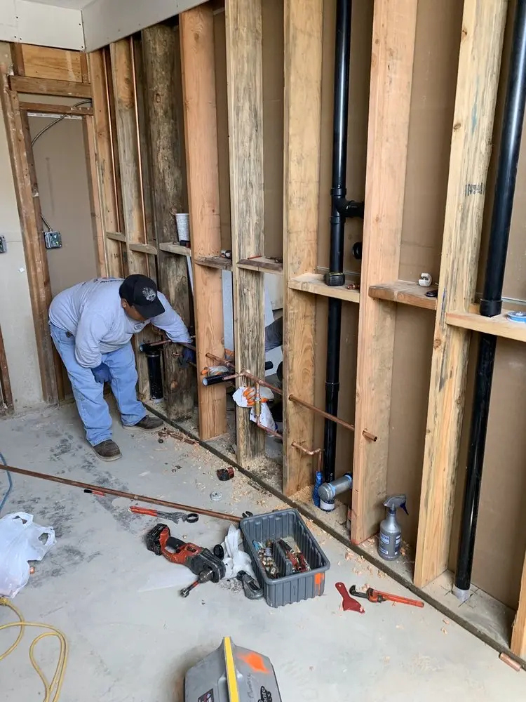 Commercial rough-in plumbing for Gas Line Repair in Briarwyck